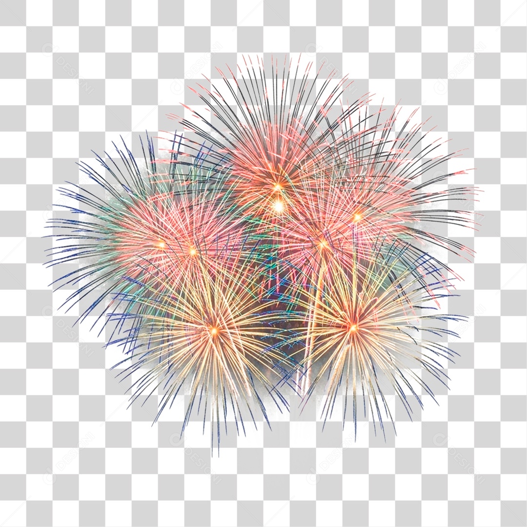 Fogos de Artificio PNG Transparente
