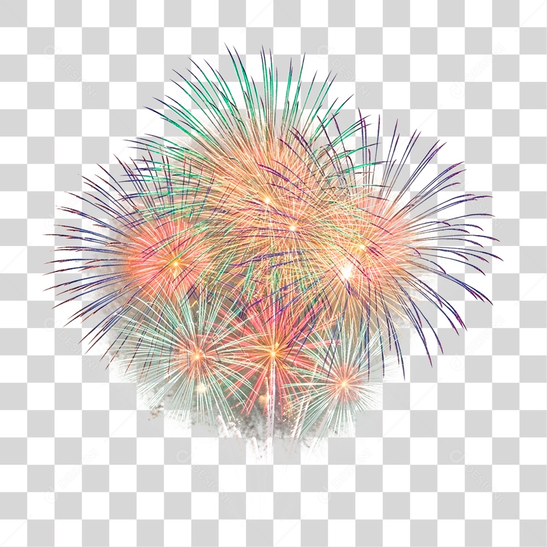 Fogos de Artificio PNG Transparente