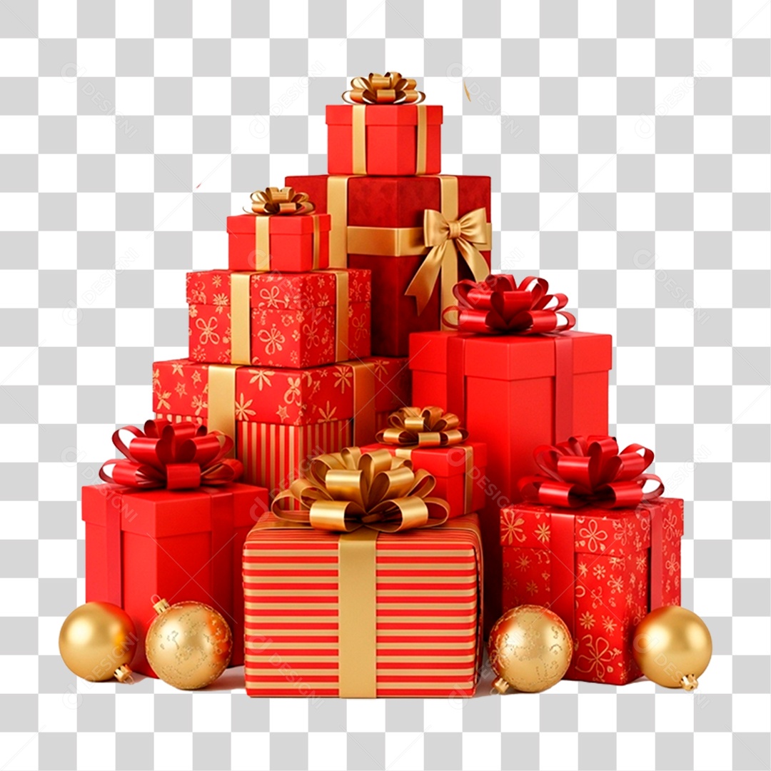 Caixas de Presentes PNG Transparente