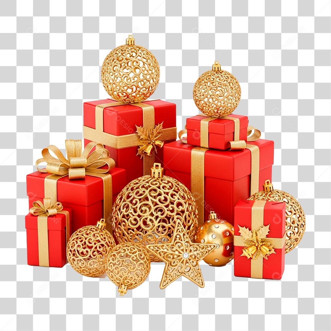 Caixas de Presentes PNG Transparente