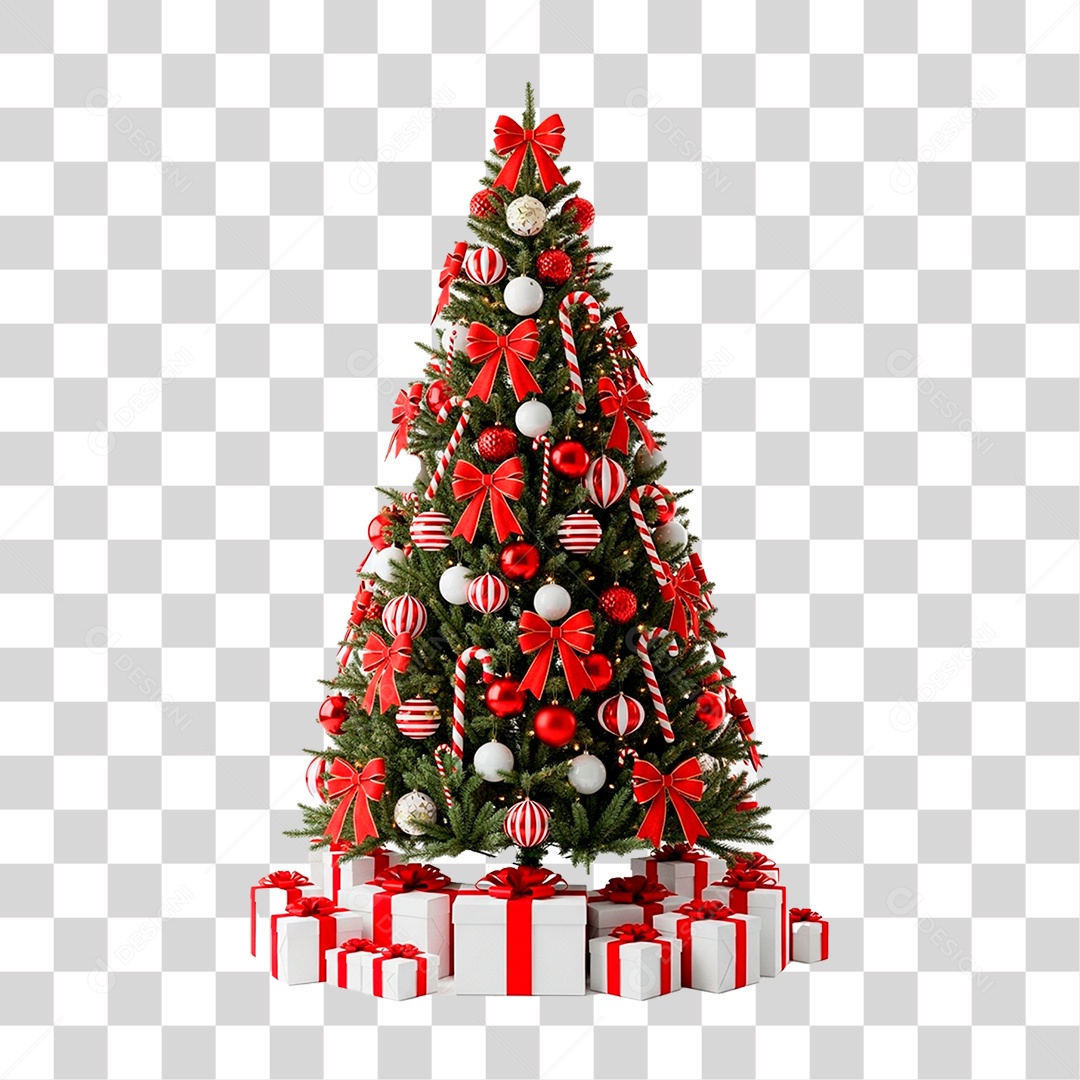 Árvore de Natal PNG Transparente