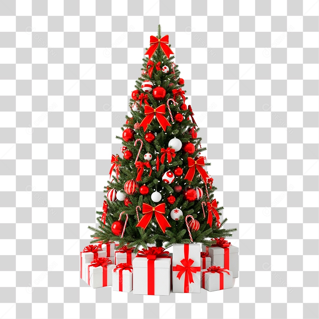 Árvore de Natal PNG Transparente