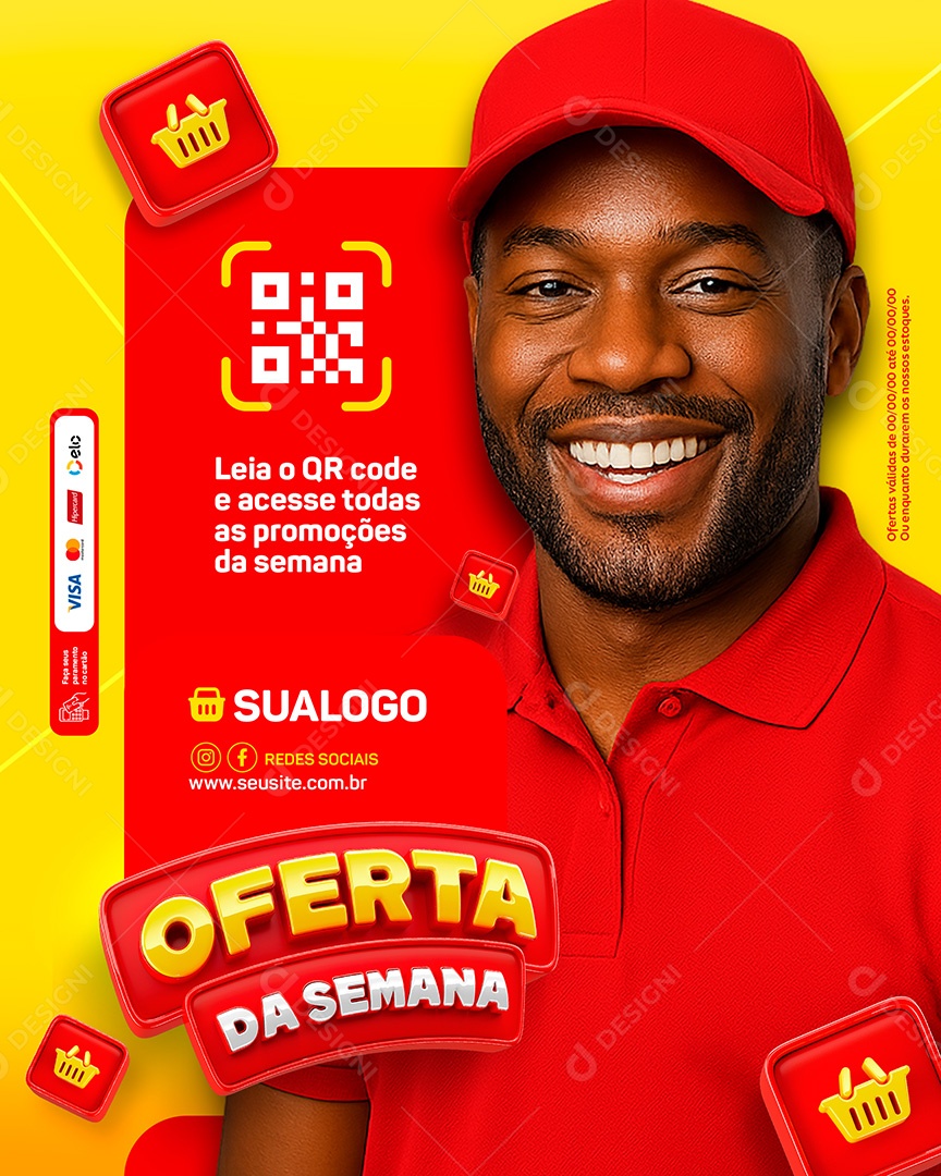 Oferta da Semana Social Media PSD Editável