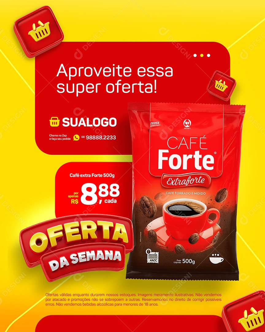 Oferta da Semana Aproveite Essa Super Oferta Social Media PSD Editável