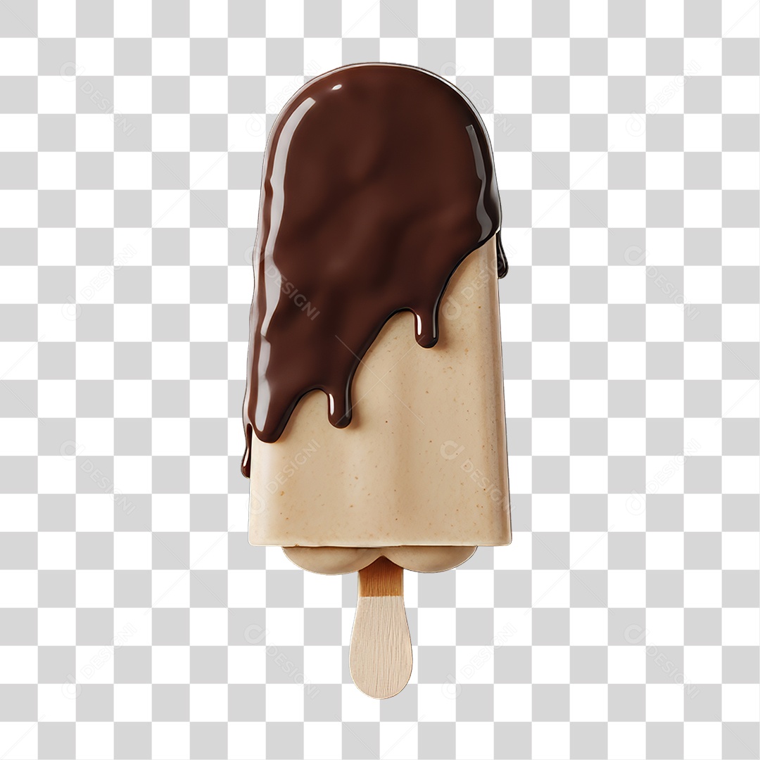 Picolé Gelado PNG Transparente