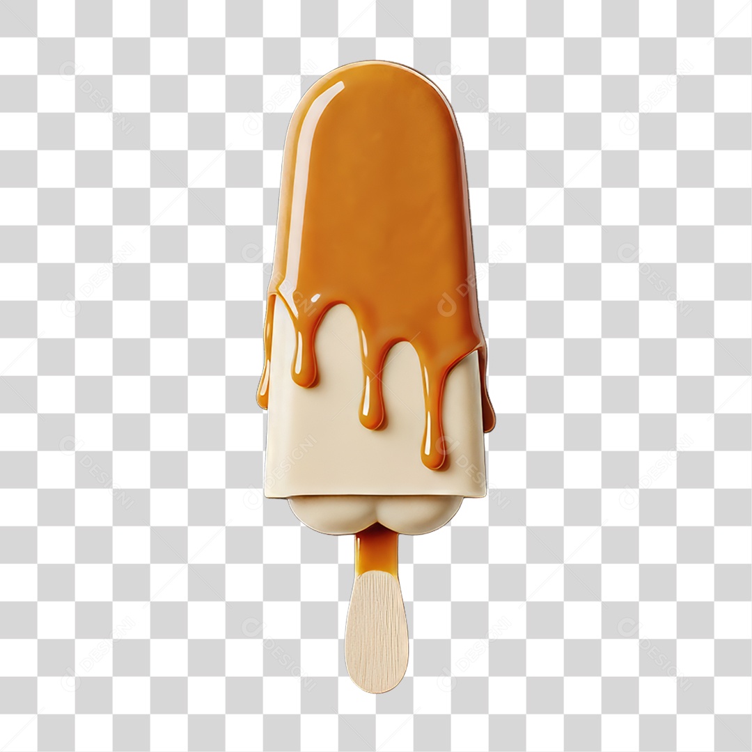 Picolé Gelado PNG Transparente