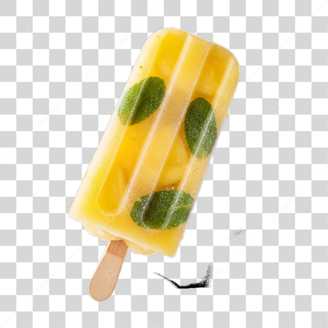 Picolé Gelado PNG Transparente