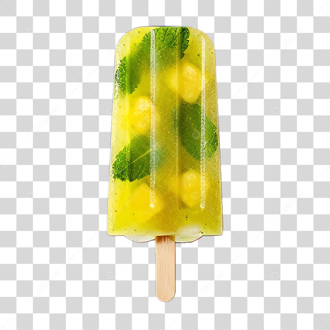 Picolé Gelado PNG Transparente