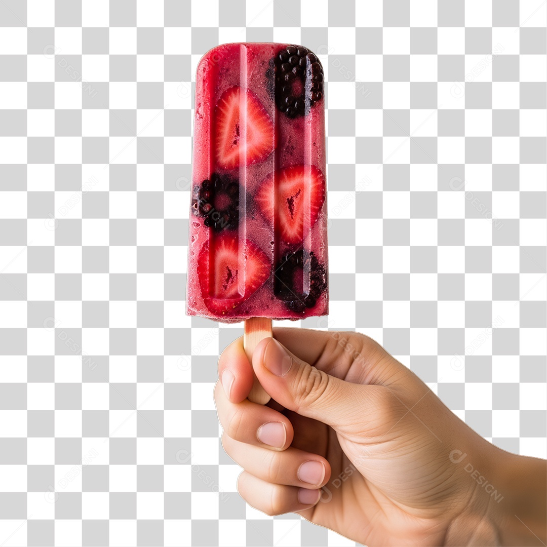 Picolé Gelado PNG Transparente