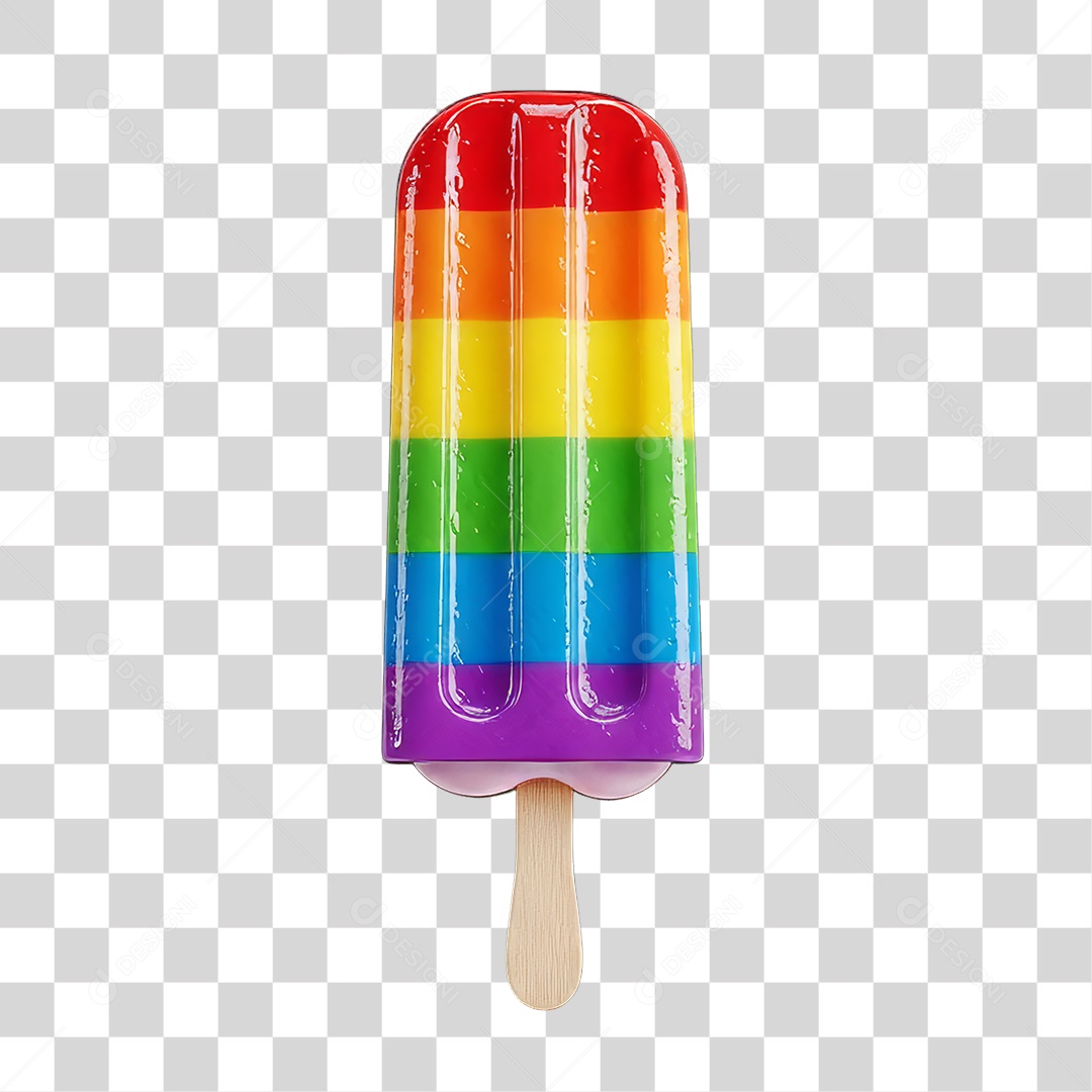 Picolé Gelado PNG Transparente