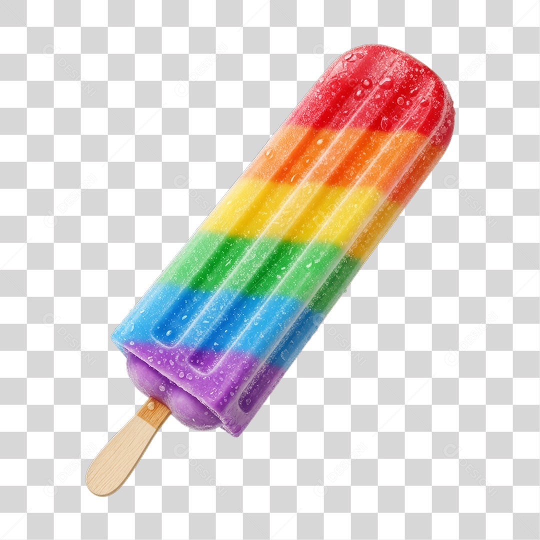 Picolé Gelado PNG Transparente