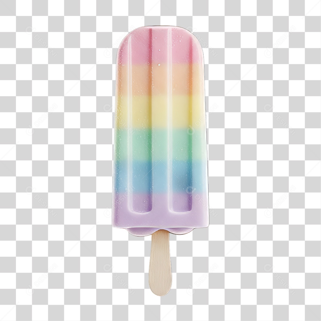 Picolé Gelado PNG Transparente