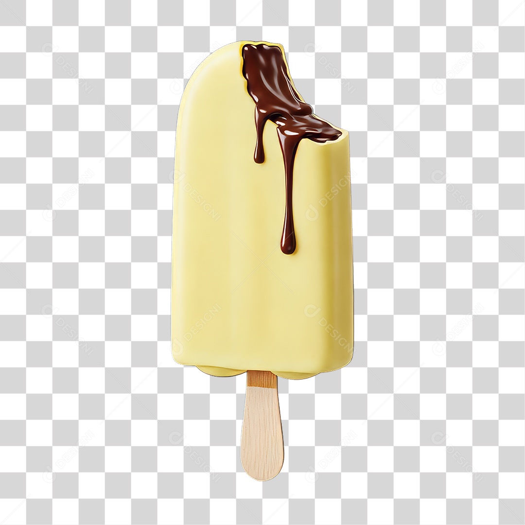 Picolé Gelado PNG Transparente