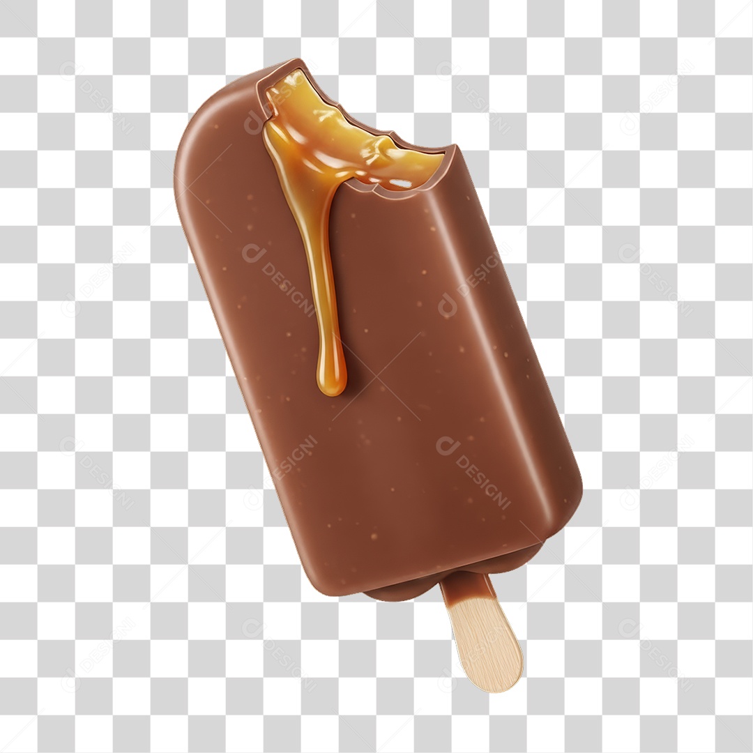 Picolé Gelado PNG Transparente