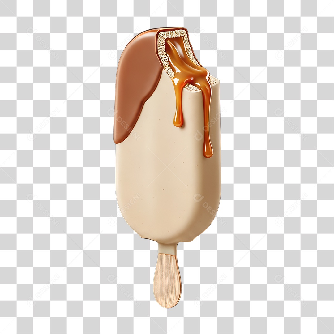 Picolé Gelado PNG Transparente