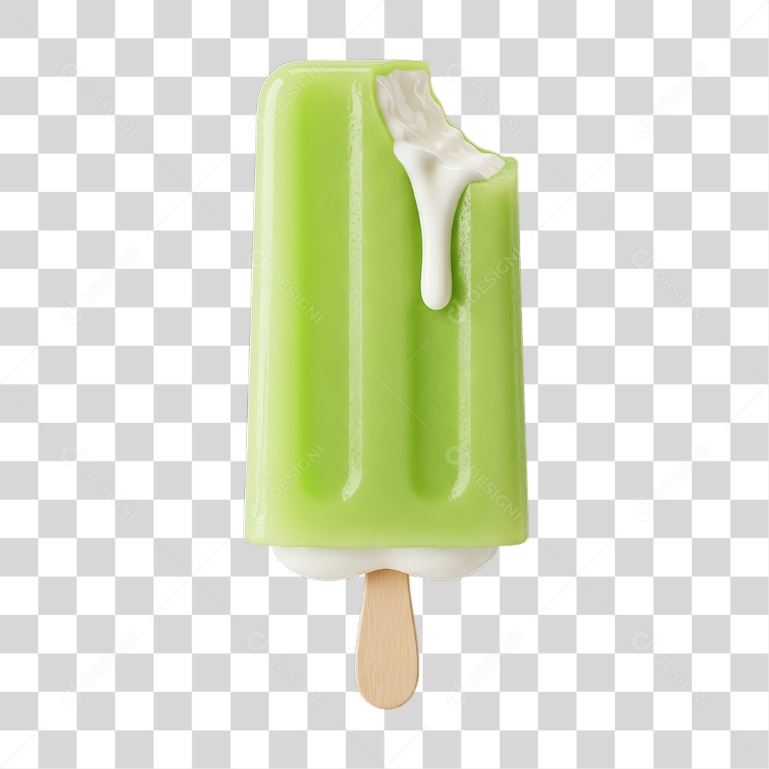 Picolé Gelado PNG Transparente
