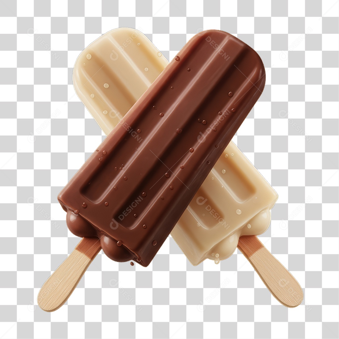 Picolé Gelado PNG Transparente