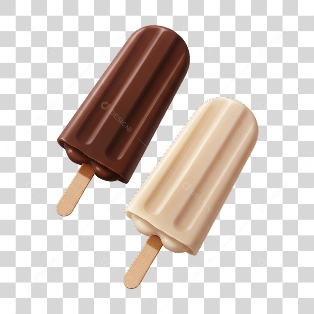 Picolé Gelado PNG Transparente