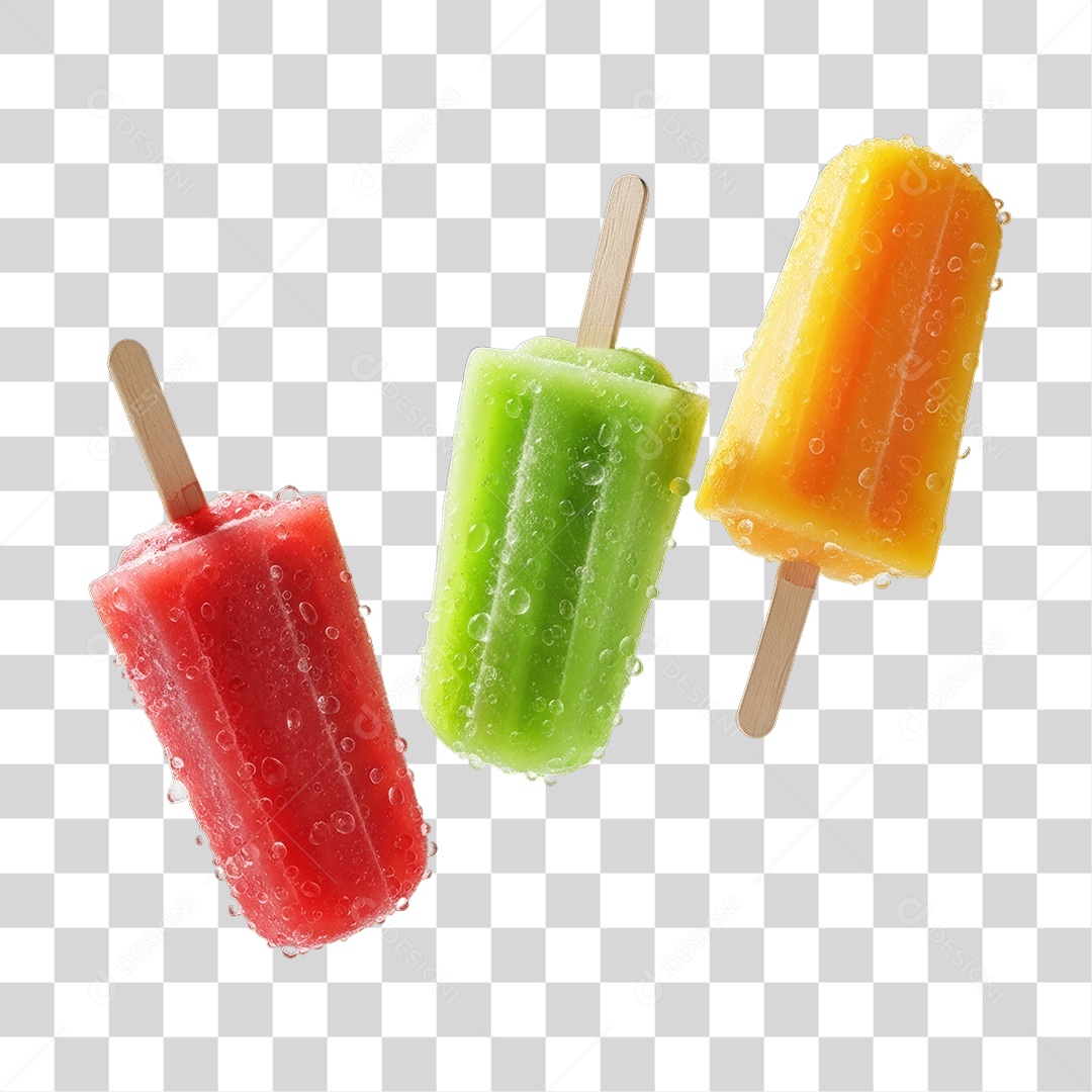 Picolé Gelado PNG Transparente