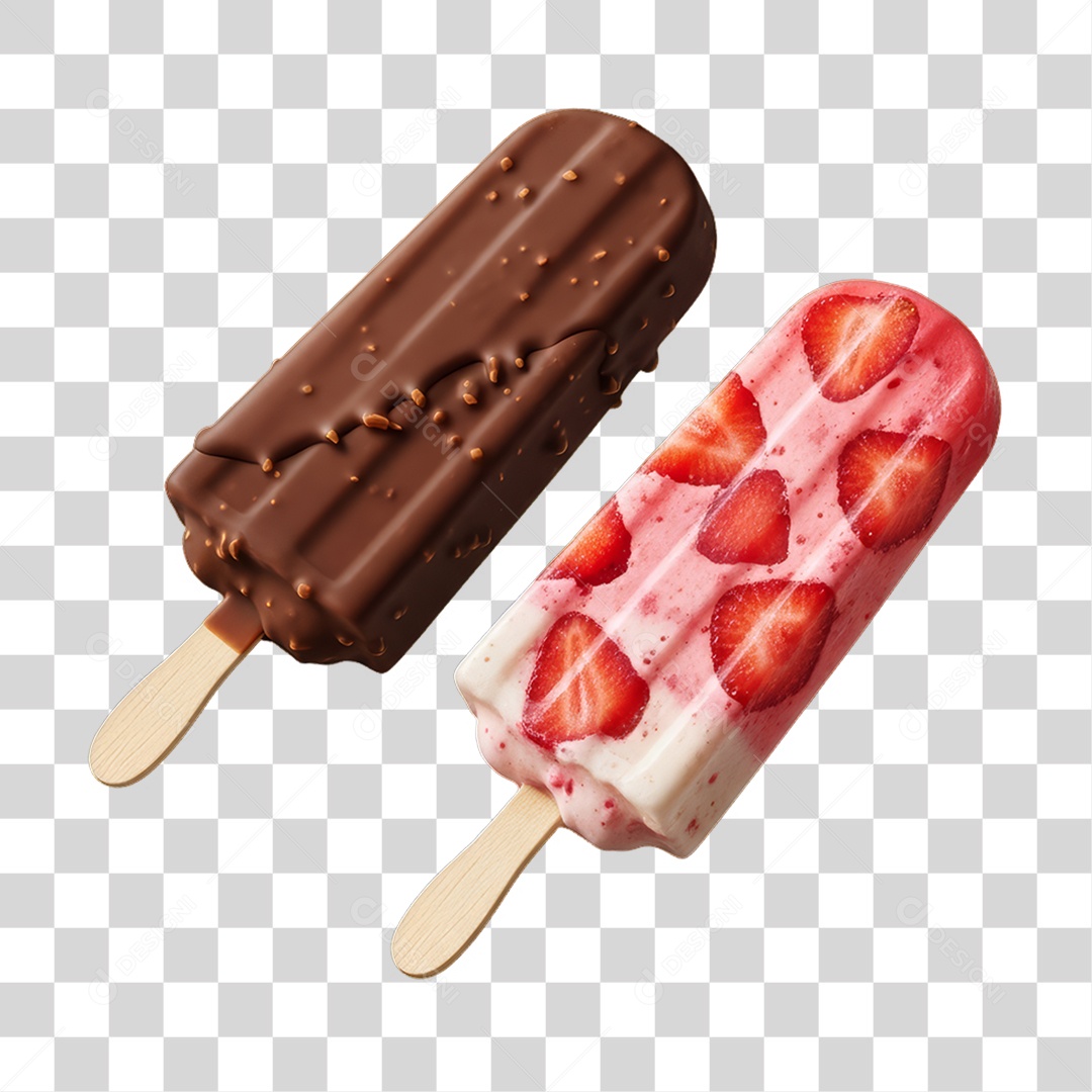 Picolé Gelado PNG Transparente
