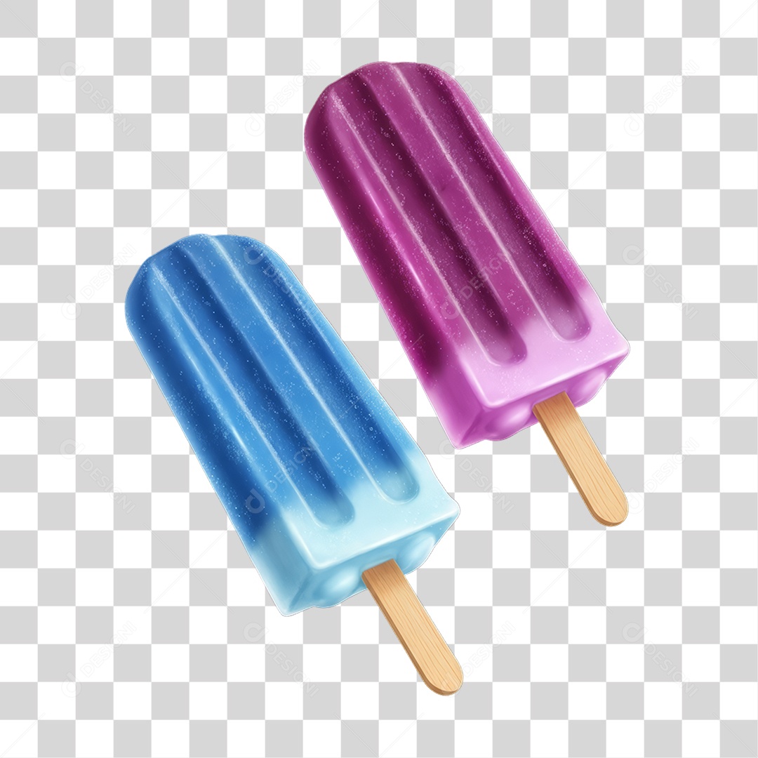 Picolé Gelado PNG Transparente