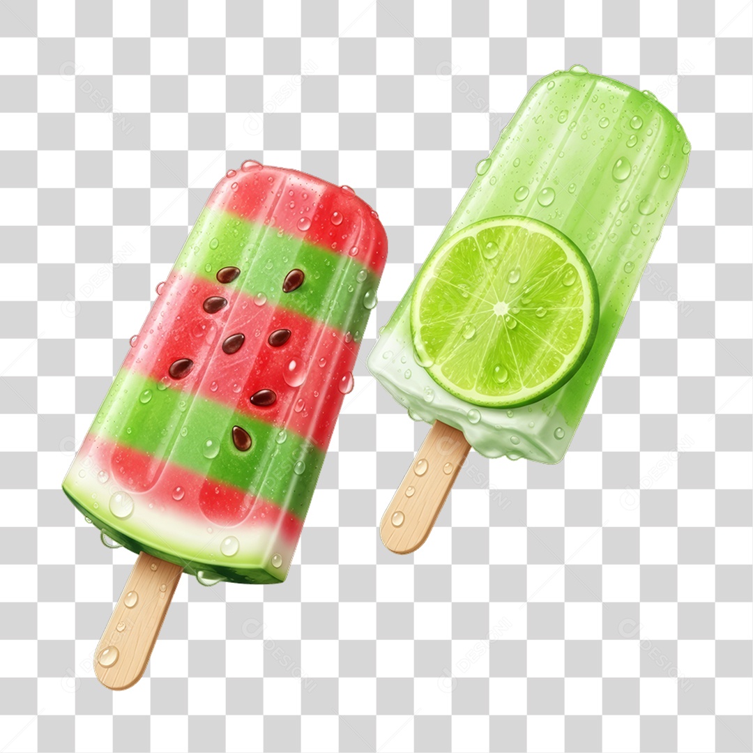 Picolé Gelado PNG Transparente