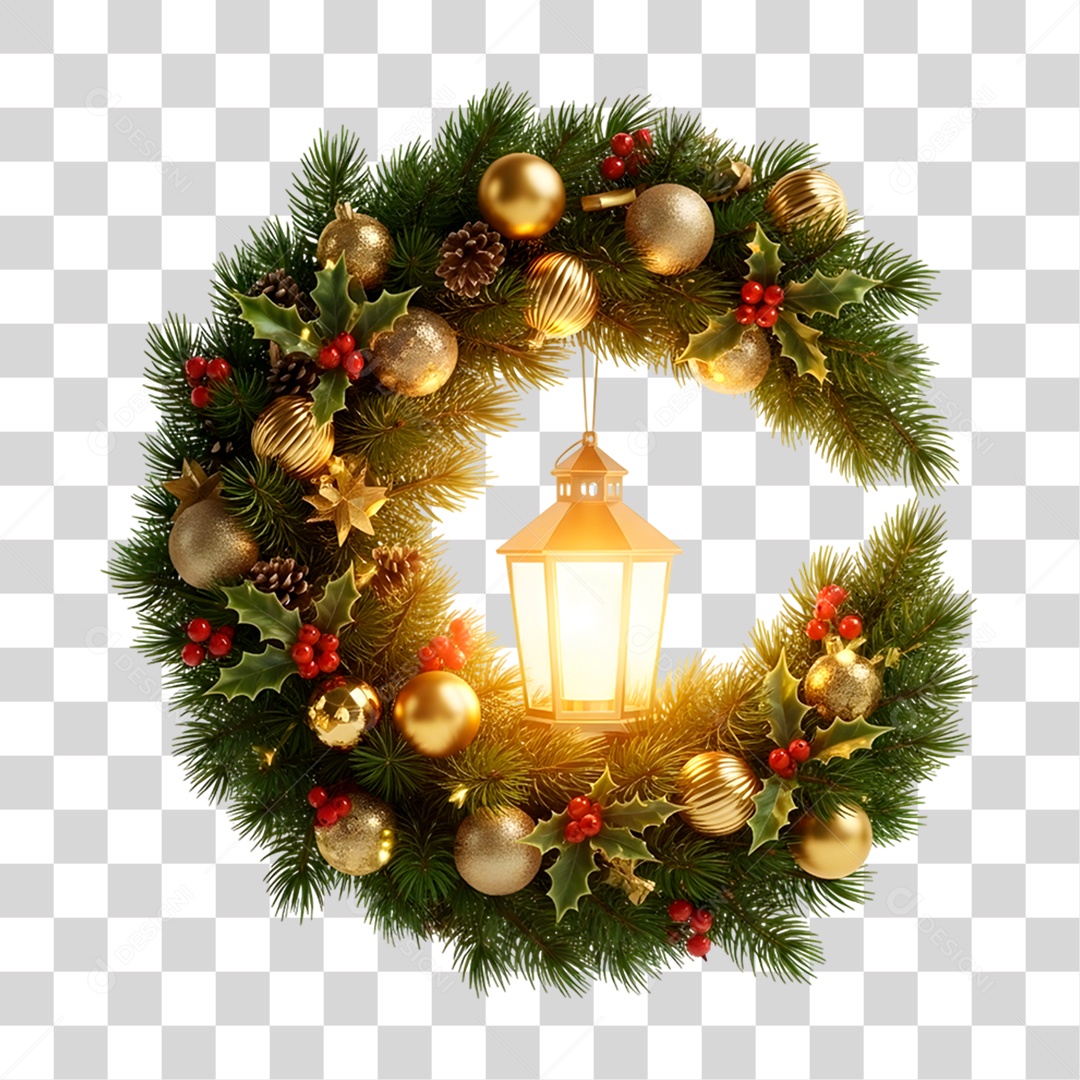 Enfeite de Natal Decoração PNG Transparente