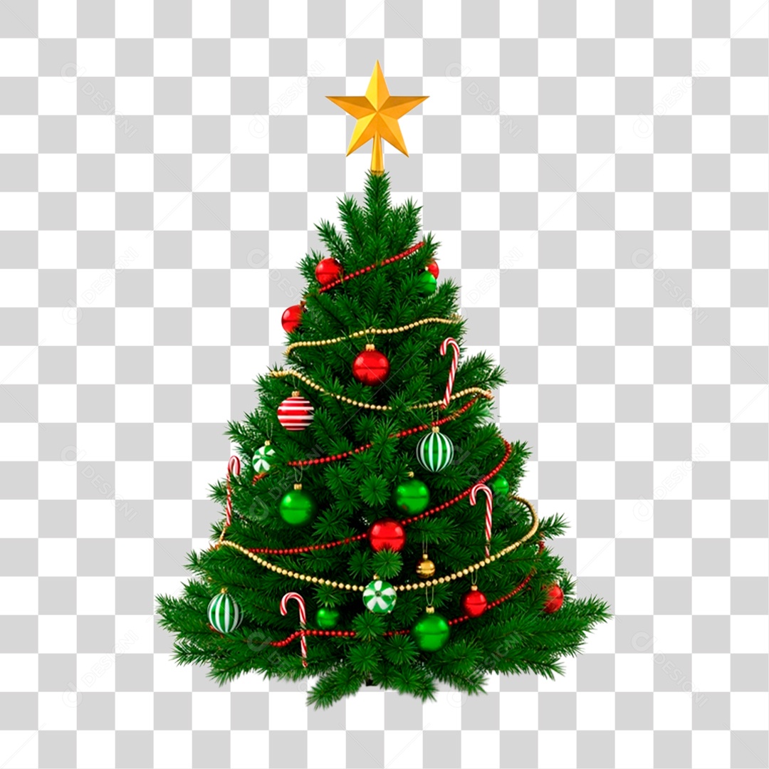 Árvore de Natal PNG Transparente