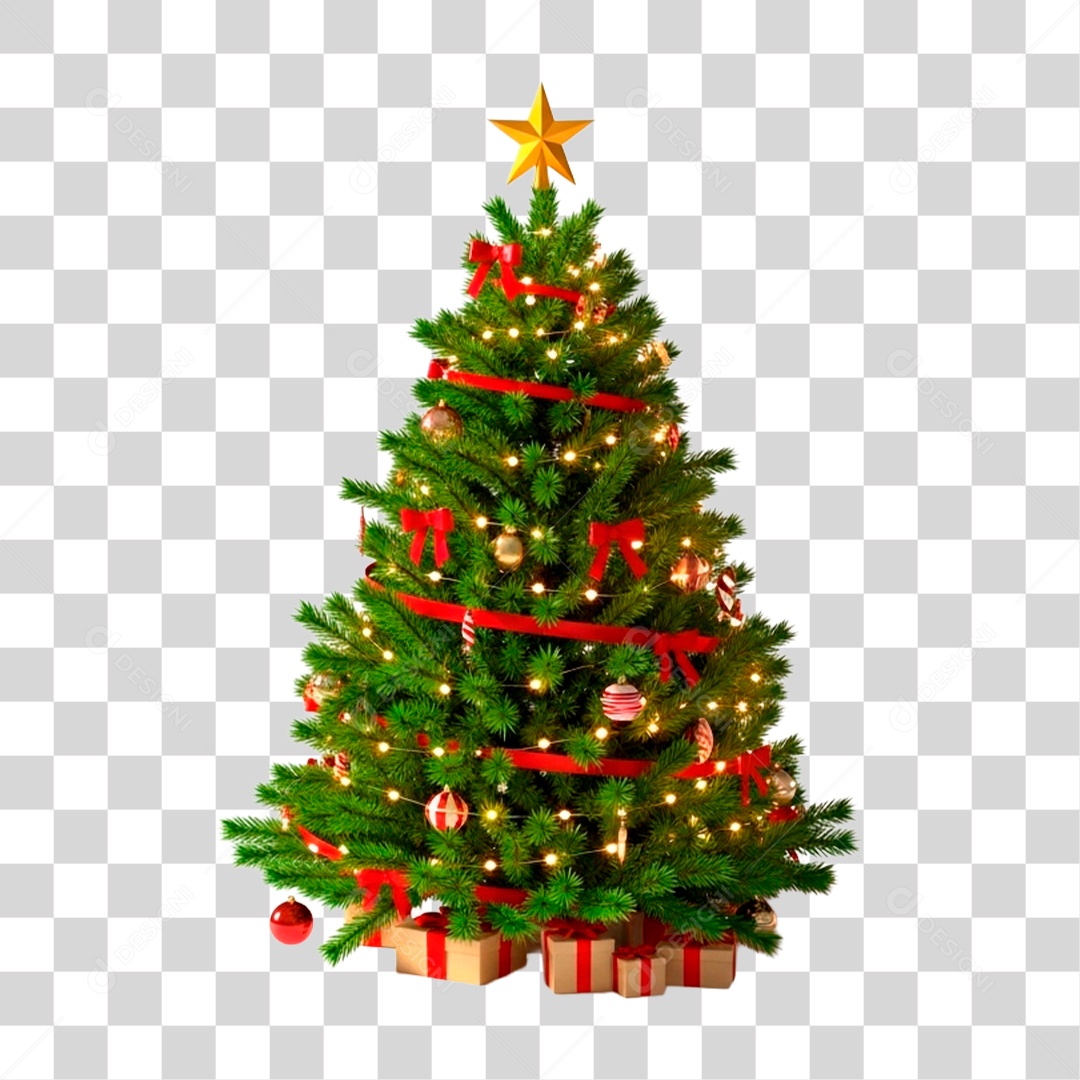 Árvore de Natal PNG Transparente