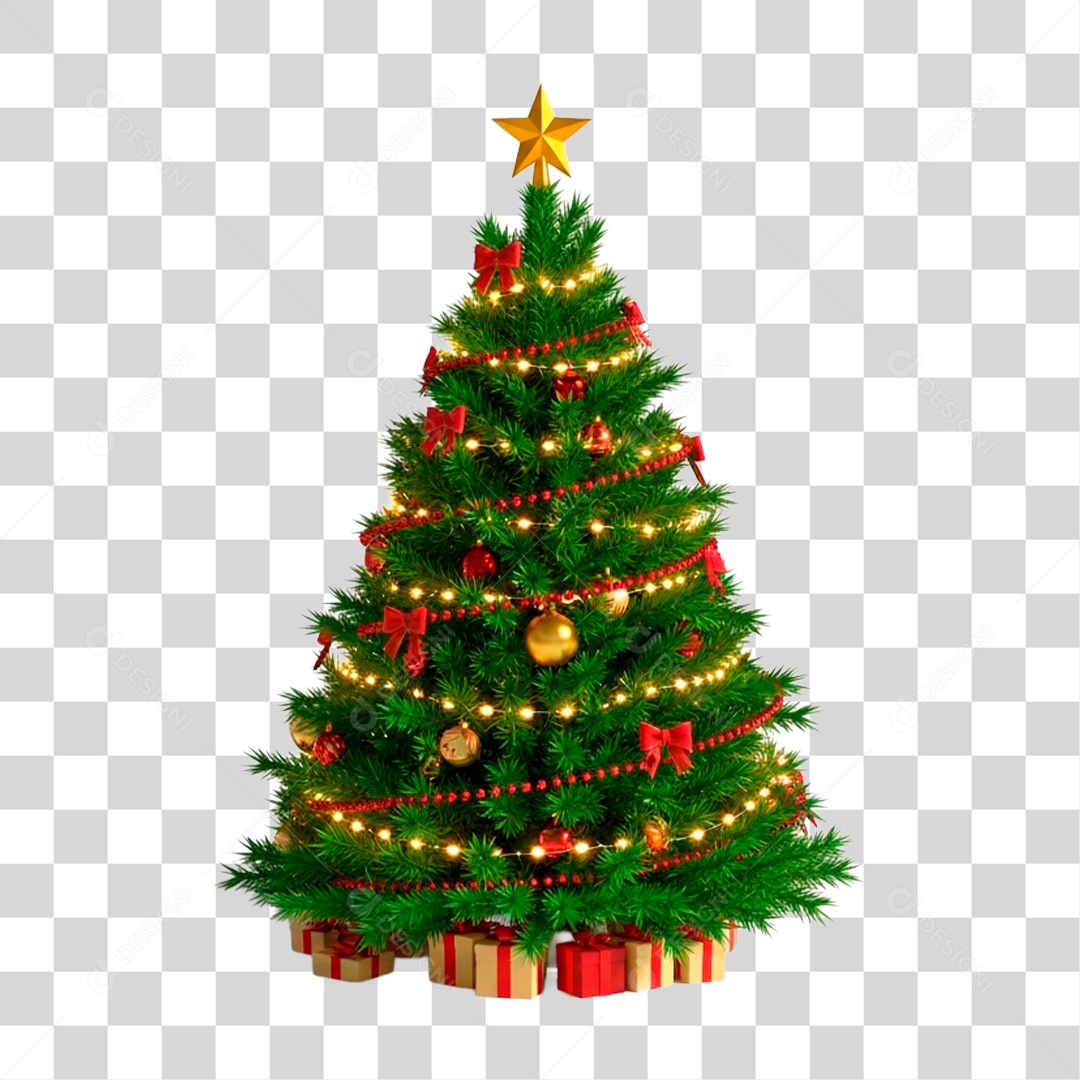 Árvore de Natal PNG Transparente