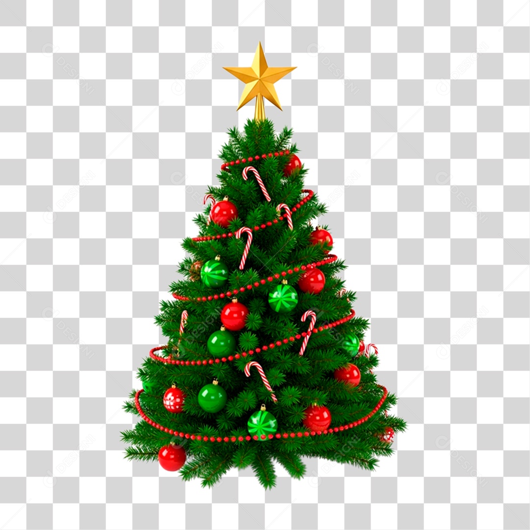 Árvore de Natal PNG Transparente