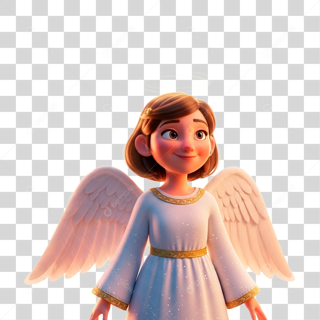 Personagem Anjo PNG Transparente