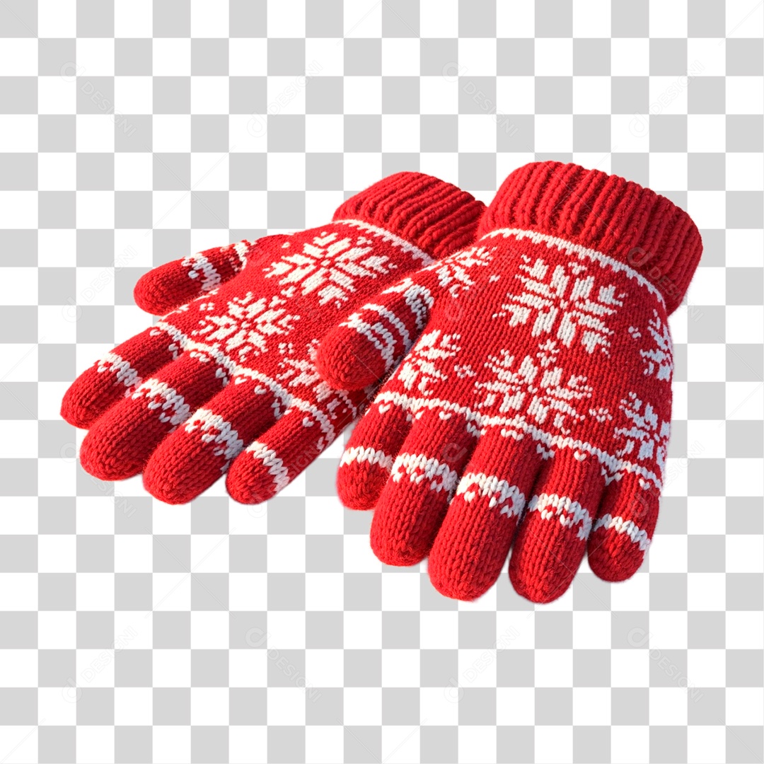 Luva de Malha PNG Transparente