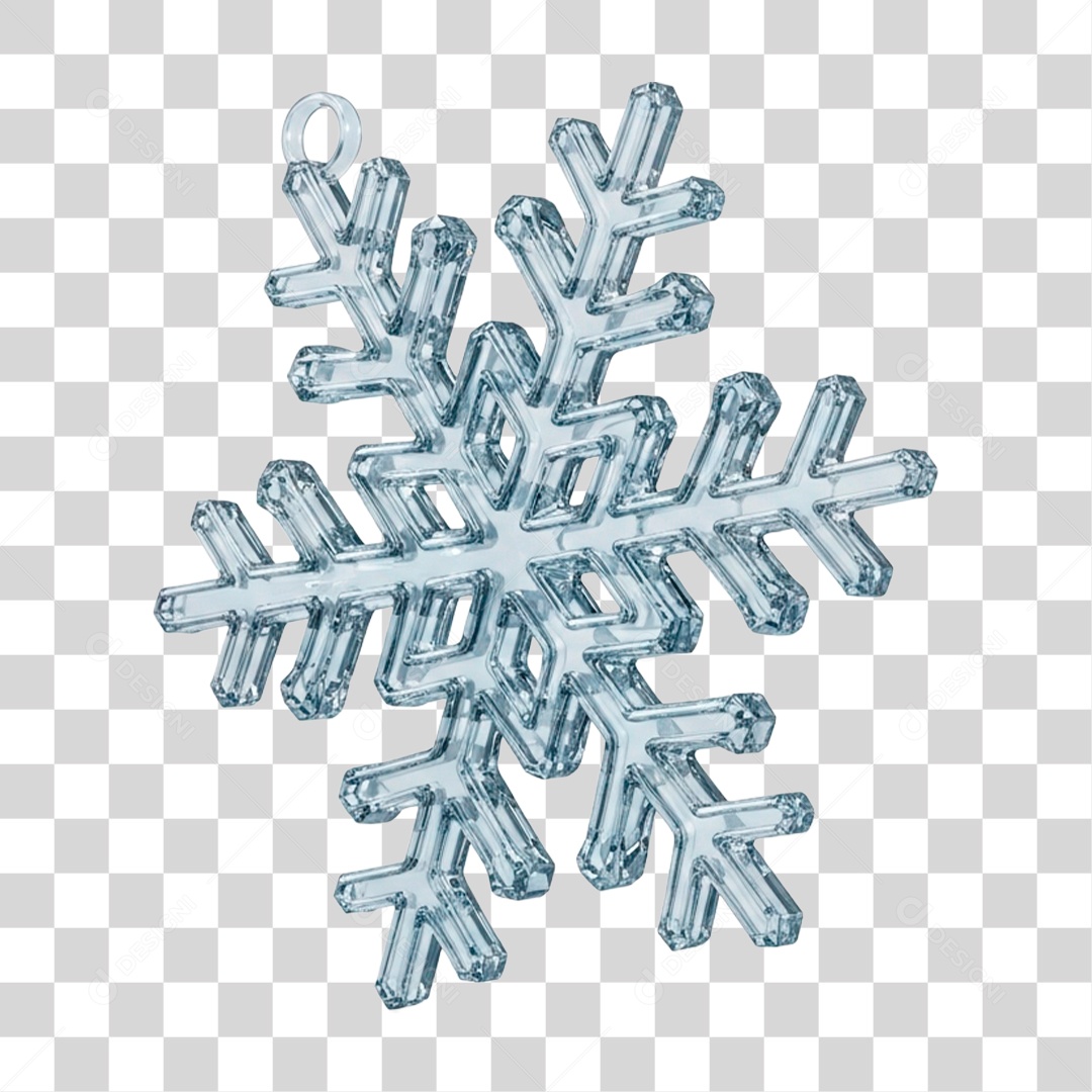 Floco de Neve PNG Transparente