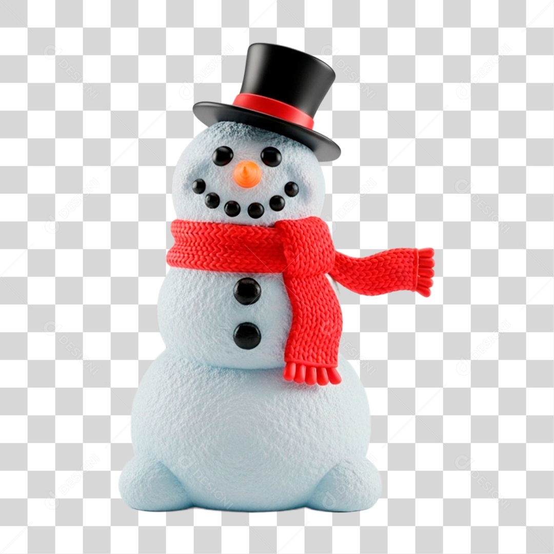 Boneco de Neve PNG Transparente