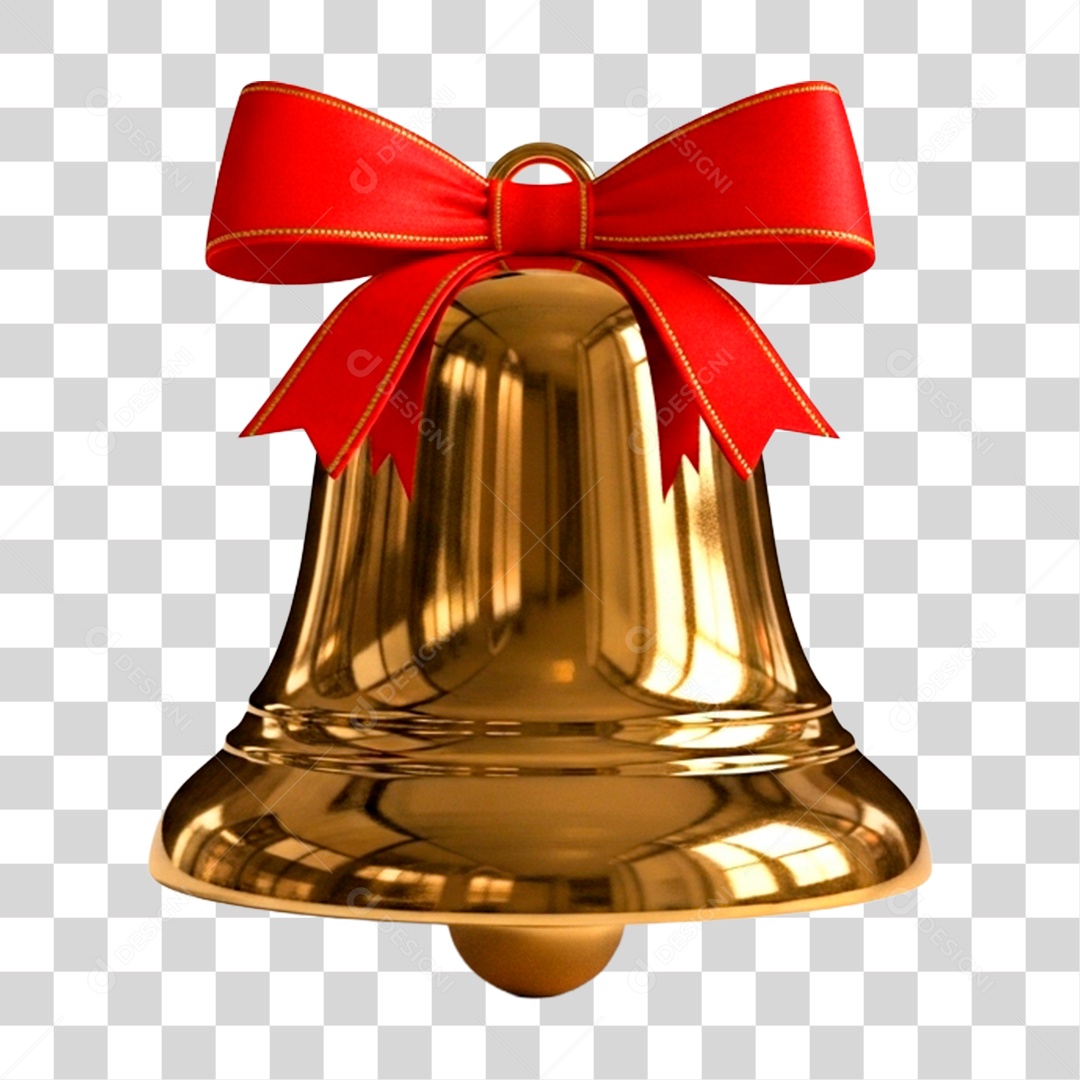Sino Dourado PNG Transparente