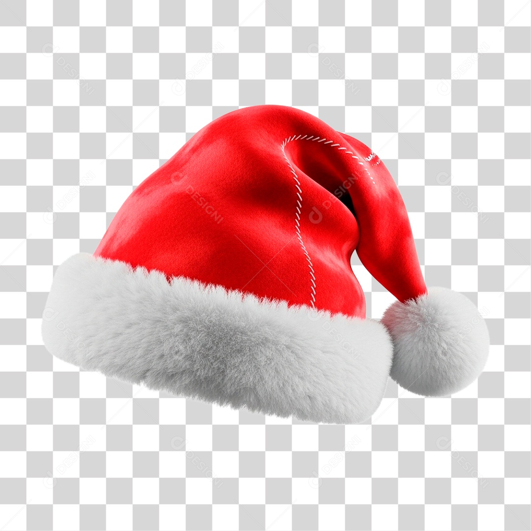 Gorro de Papai Noel PNG Transparente