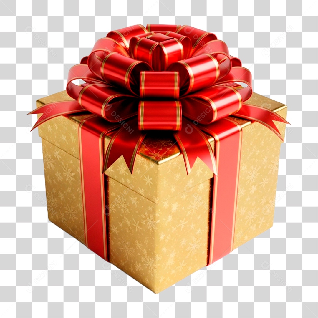 Caixa de Presente PNG Transparente