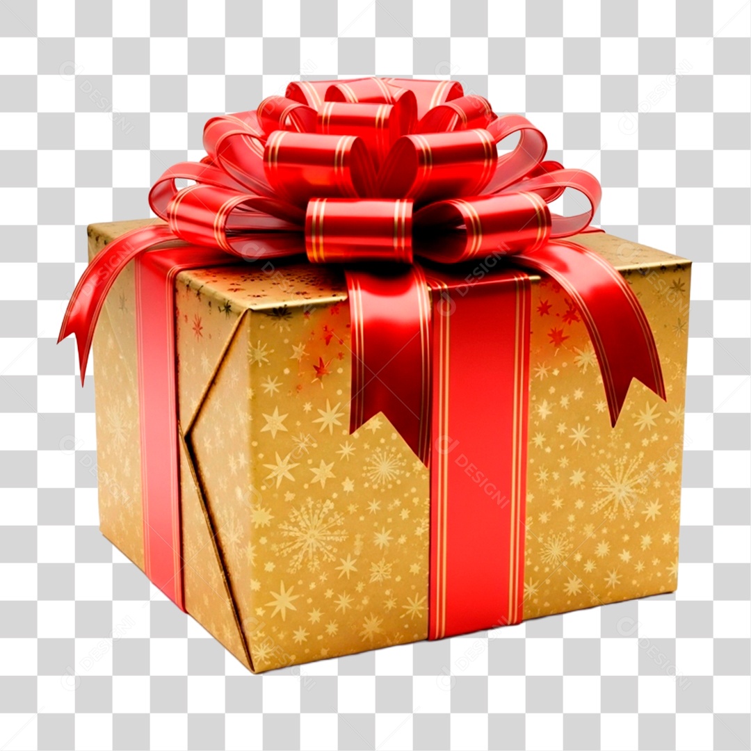 Caixa de Presente PNG Transparente