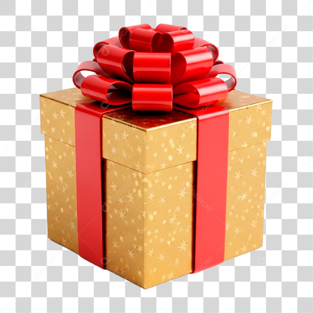 Caixa de Presente PNG Transparente