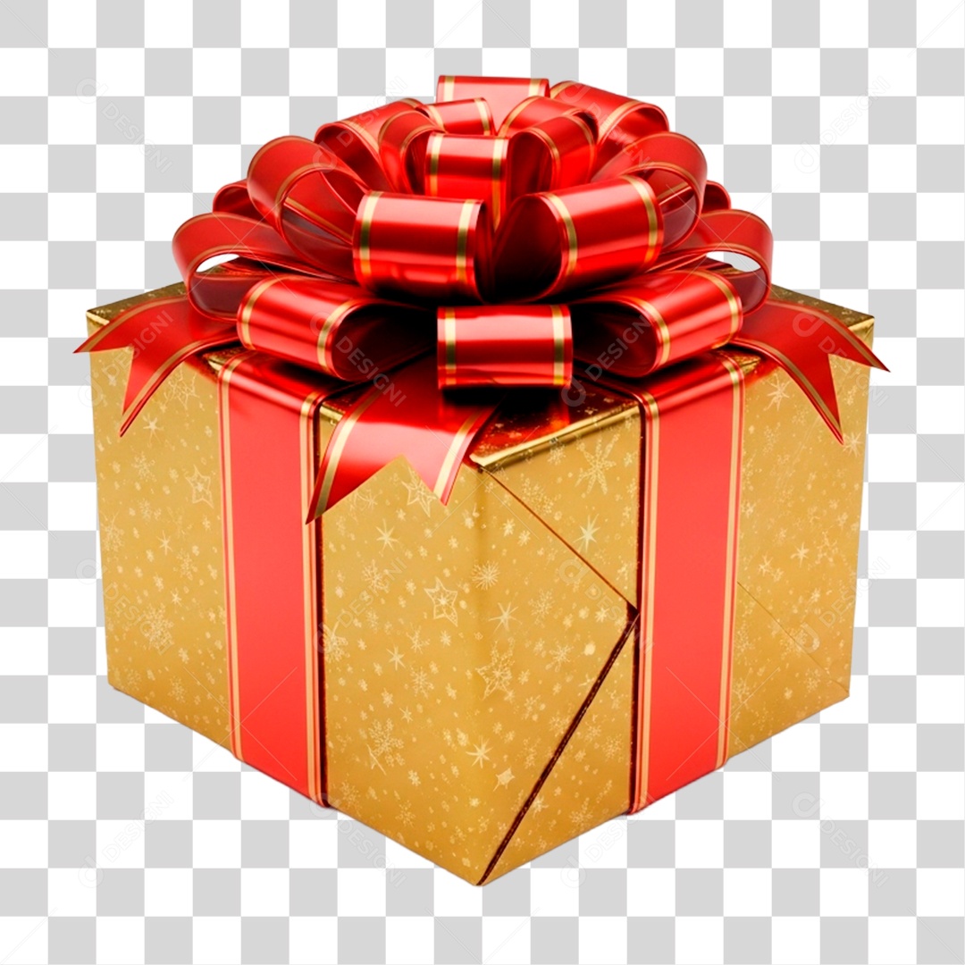 Caixa de Presente PNG Transparente