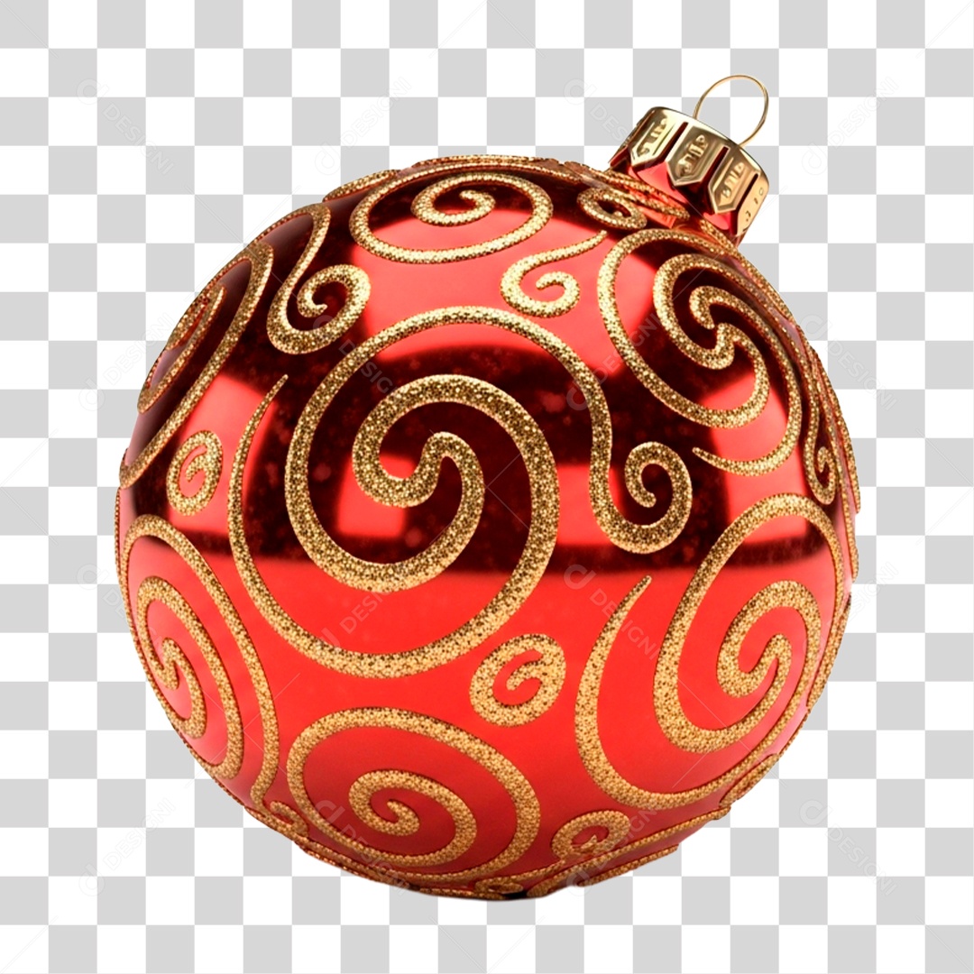Bola de Natal PNG Transparente