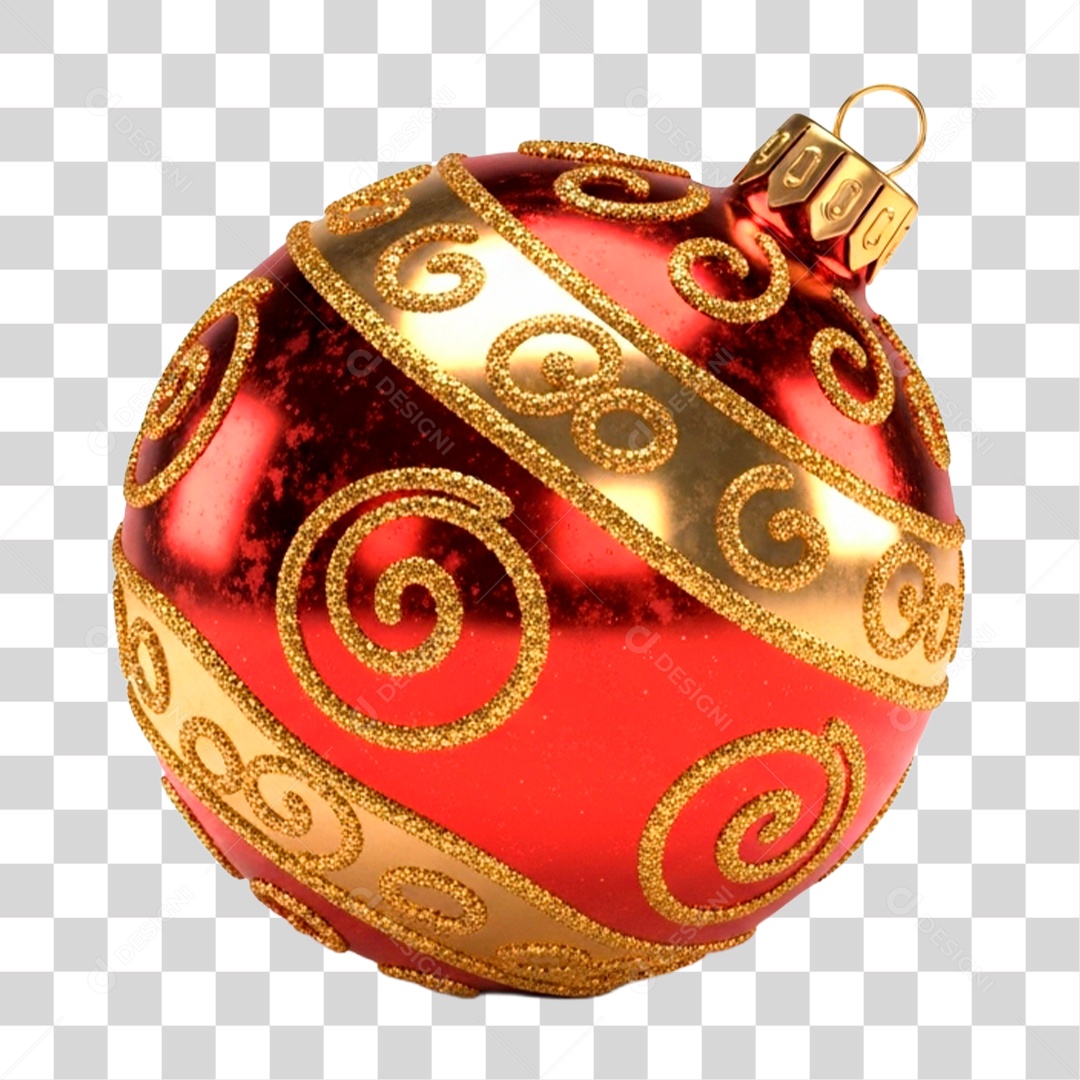 Bola de Natal PNG Transparente