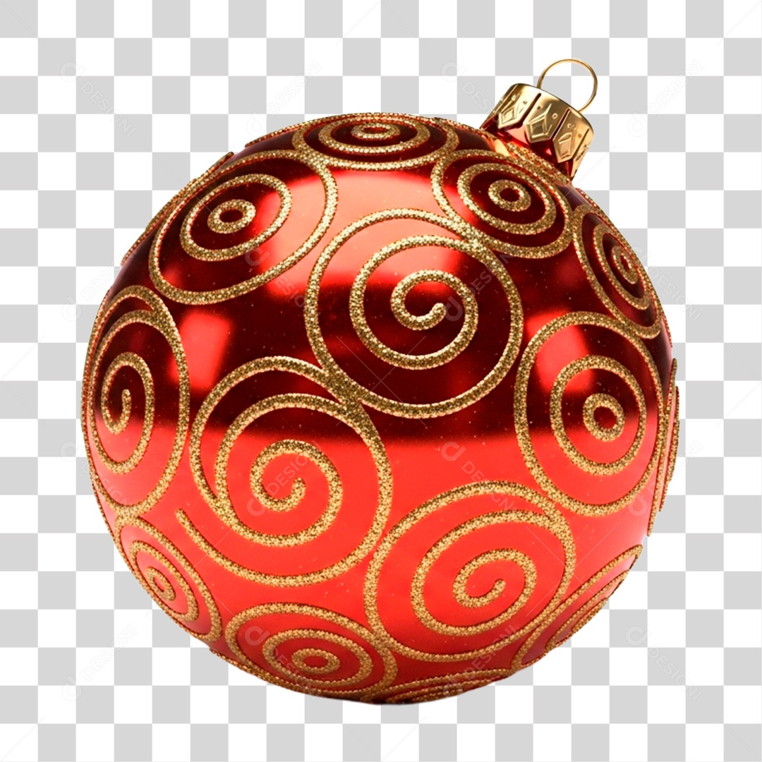 Bola de Natal PNG Transparente