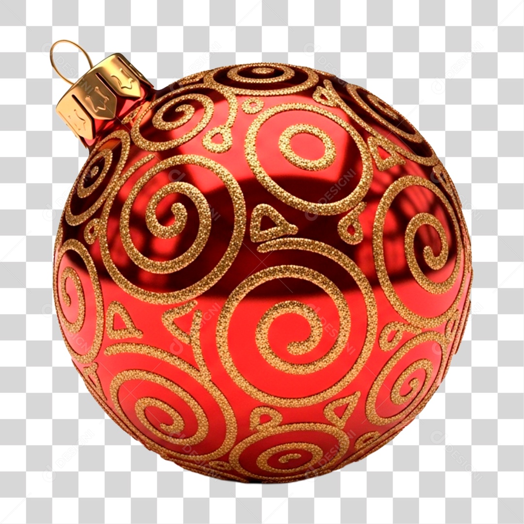 Bola de Natal PNG Transparente