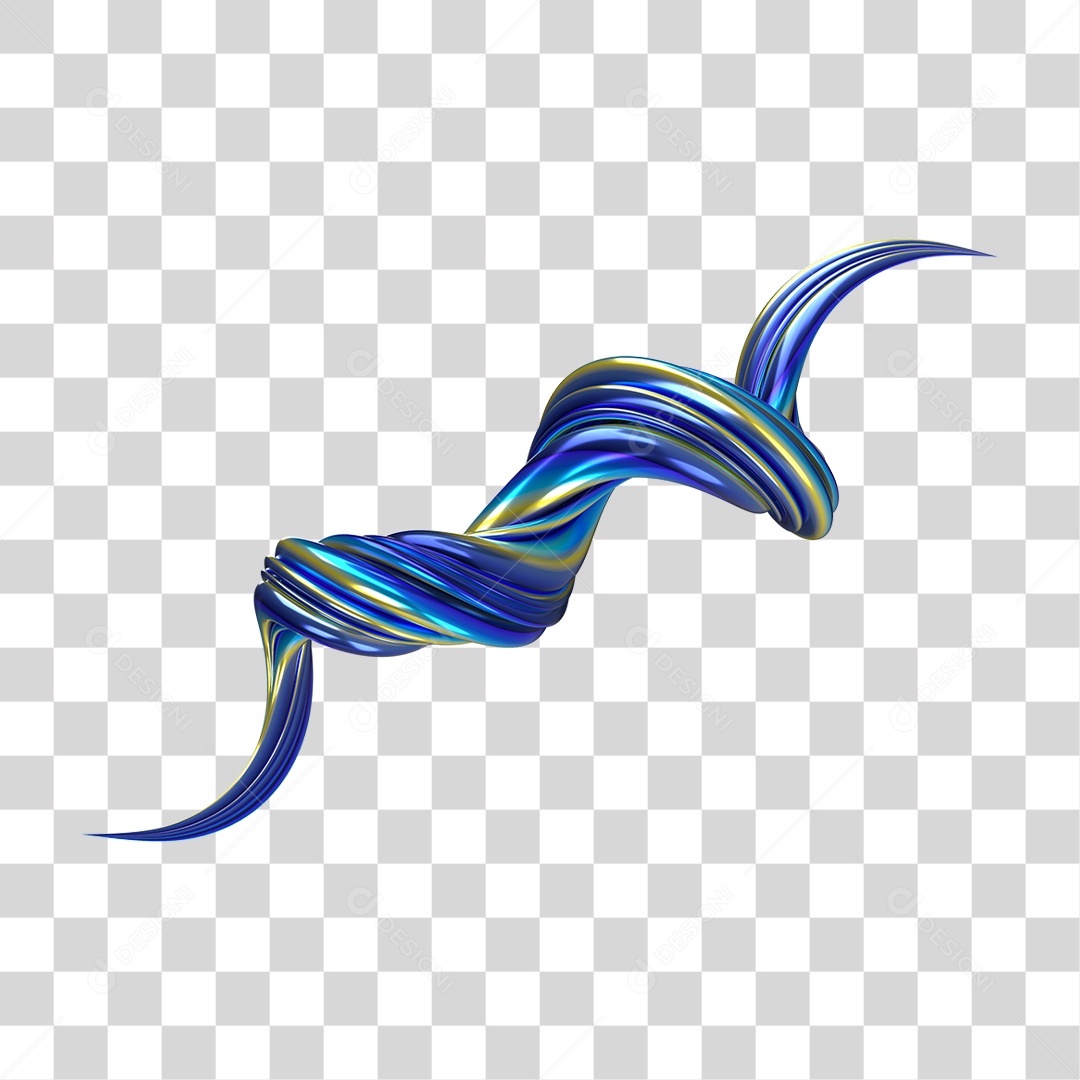 Forma Abstrata e Fluida Cores PNG Transparente