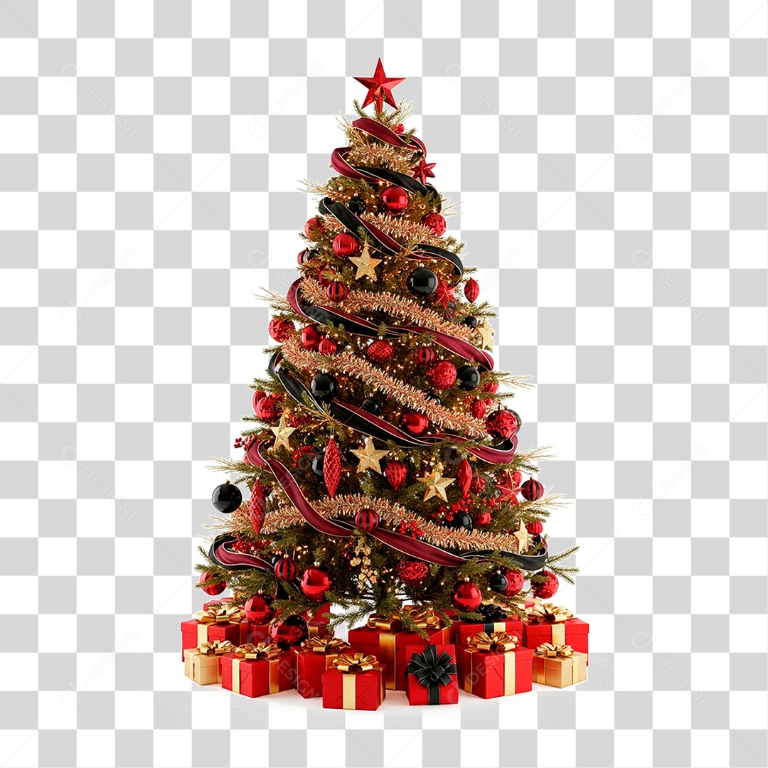 Árvore de Natal PNG Transparente