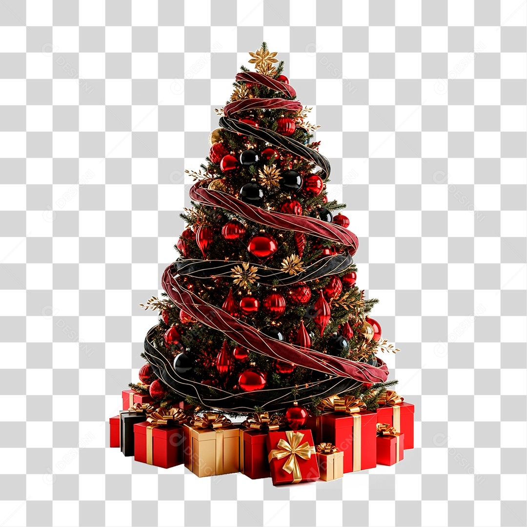 Árvore de Natal PNG Transparente