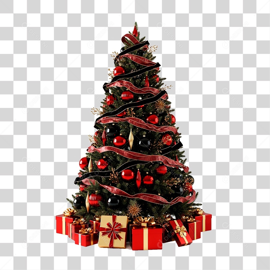 Árvore de Natal PNG Transparente