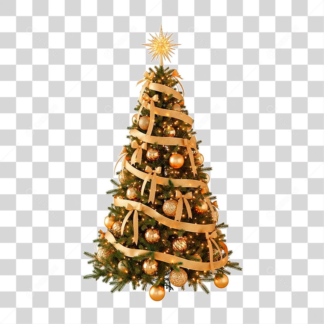 Árvore de Natal PNG Transparente